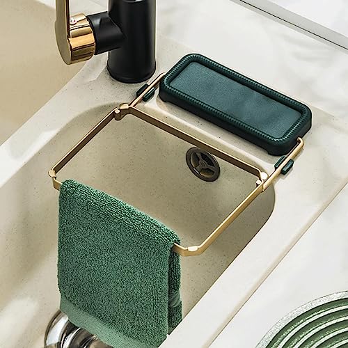 Filtro de residuos para cocina con malla fina y soporte plegable miniatura 2