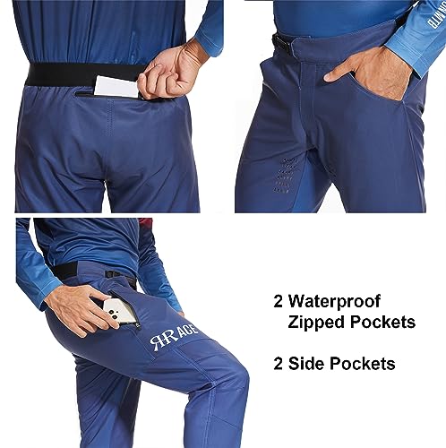 REYSHIONWA Calça masculina mountain bike ciclismo BTT corrida Extreme Downhill BMX Enduro 4 bolsos a