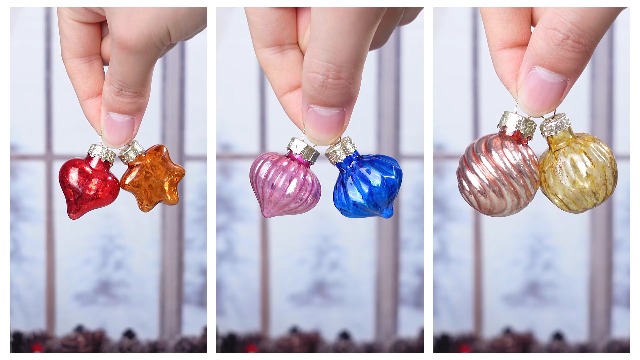 Amazon.com: Capoda 32 Pcs Vintage Christmas Ornaments 1.2 Inch