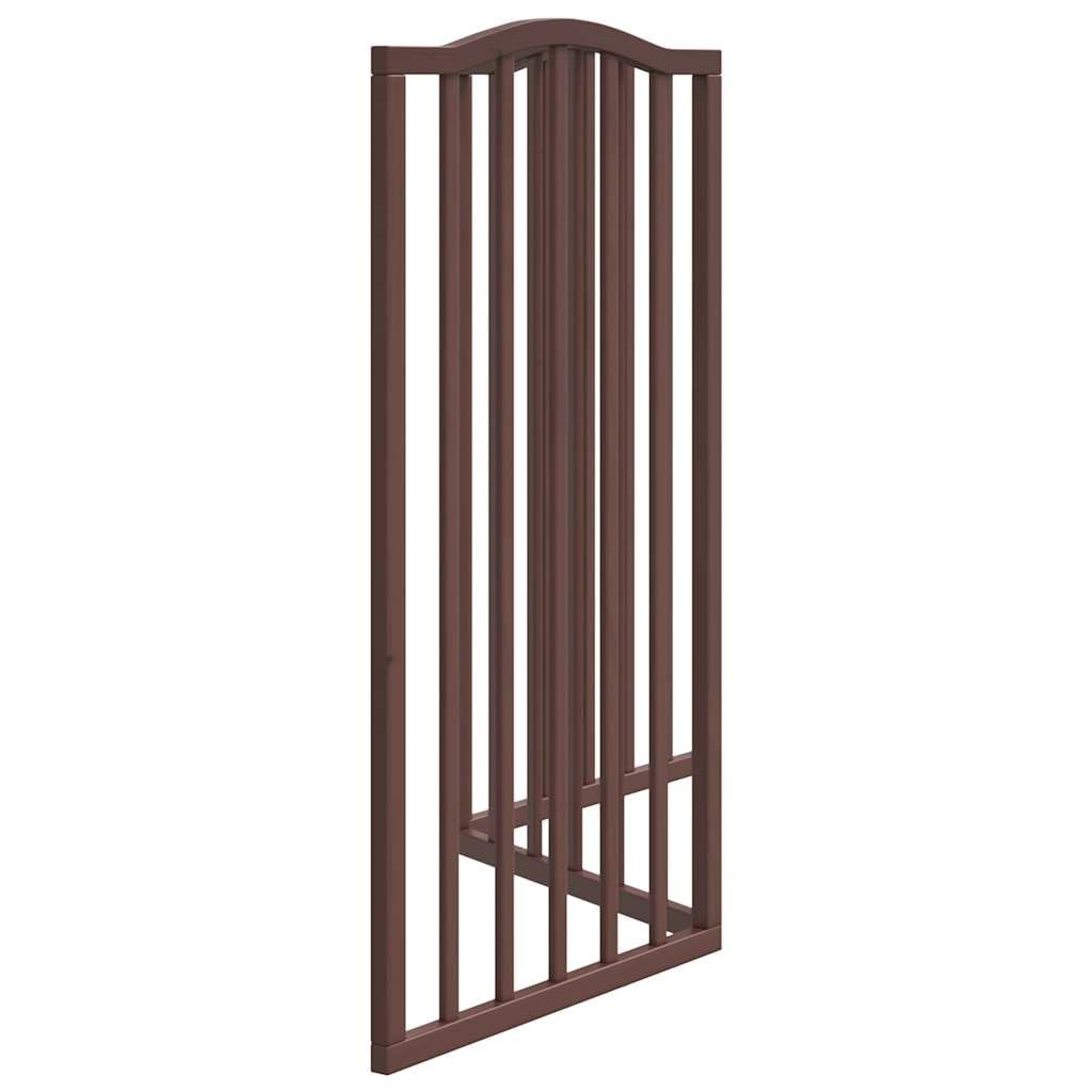 Puerta plegable para perros de madera de álamo, 150 cm de ancho, independiente, plegable, ideal como barrera para casa, apartamento, jardín, protección y seguridad para cachorros y perros