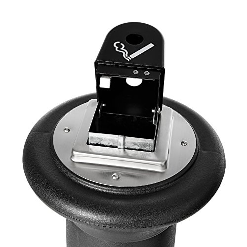 Rubbermaid Commercial Products Fg9W3000Bla Groundskeeper Tuscan Smoking Management Station, Silver, 38.4" X 13" X 13&Quot #TOP5