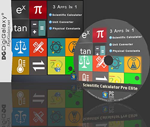 Scientific Calculator with Unit Converter & Physical Constants (Windows10 compatible)