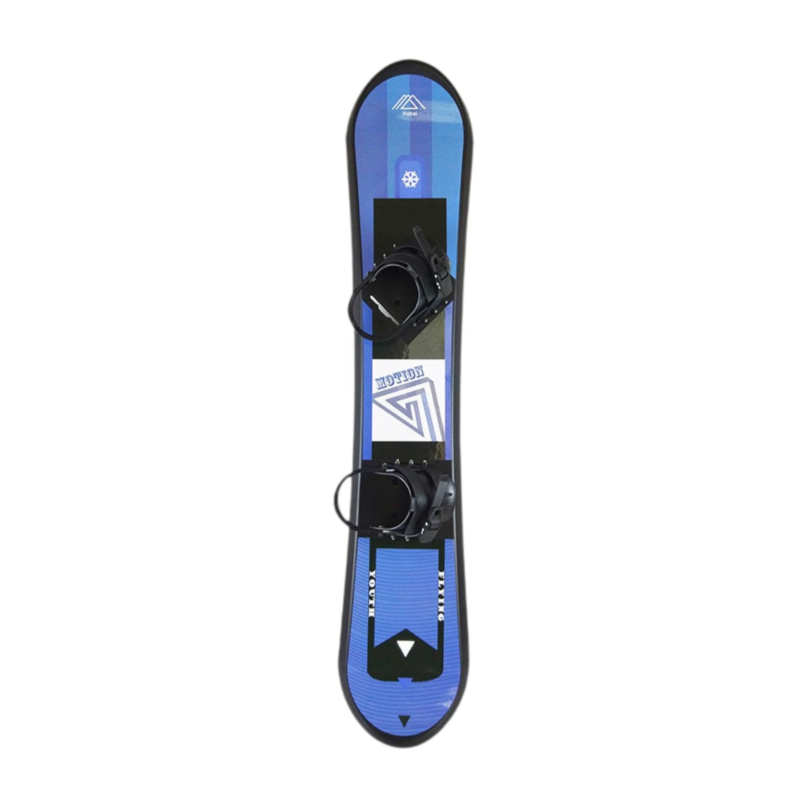 Fenteer Niños Snowboard Ski Board Snow en Trineo con Carpetas para Accesorios Deportivos de Invierno, Azul