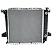 KiayUiey Aluminum Core Radiator Compatible with 1997 Ford Ranger Splash 2.3L l4 Replacement Radiator for 1997 Mazda B2300 2.3L