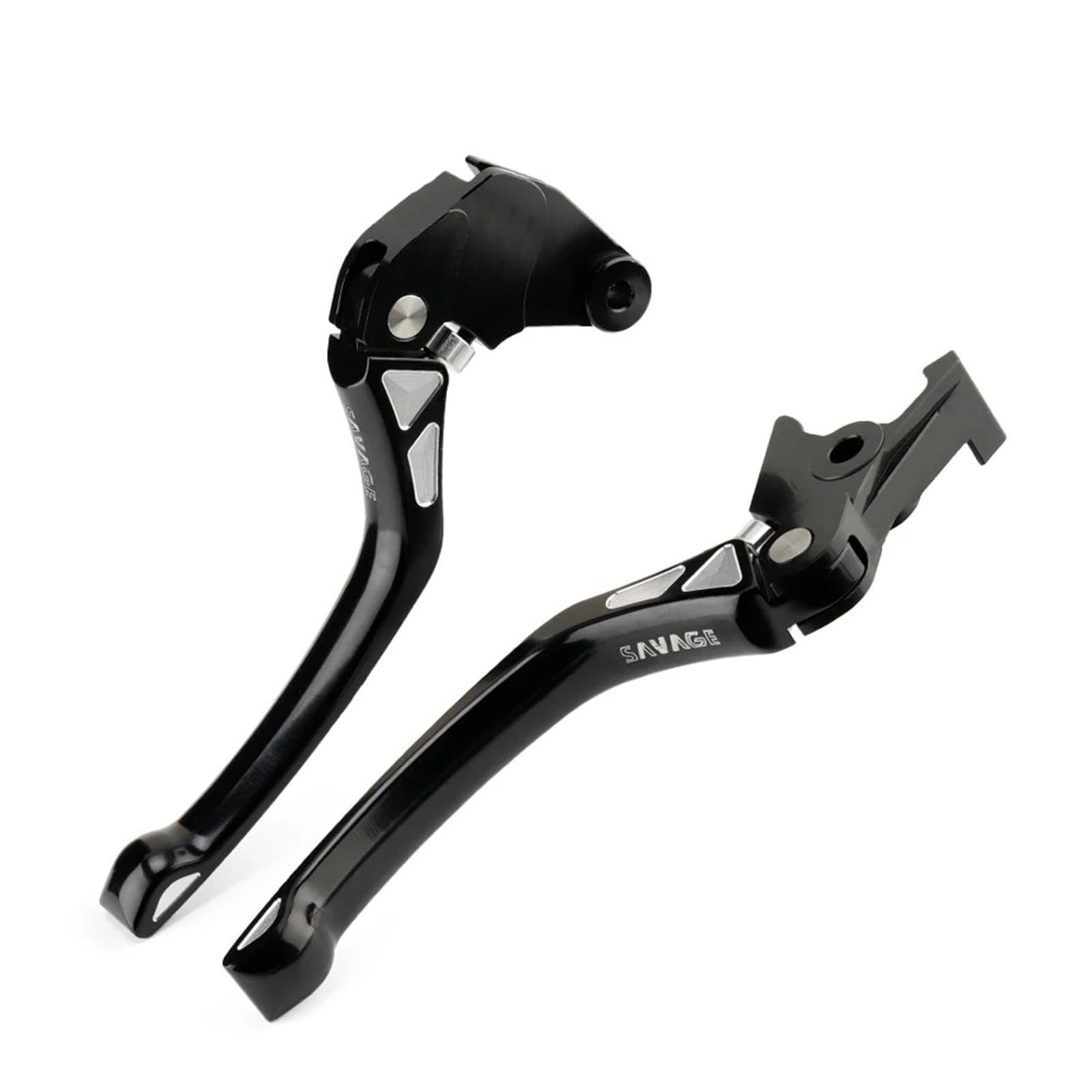 Black CNC Retro Adjustable Brake & Clutch Levers Set, Compatible With Kawasaki Vulcan 400 800 900 2000 VN400 VN800 VN900