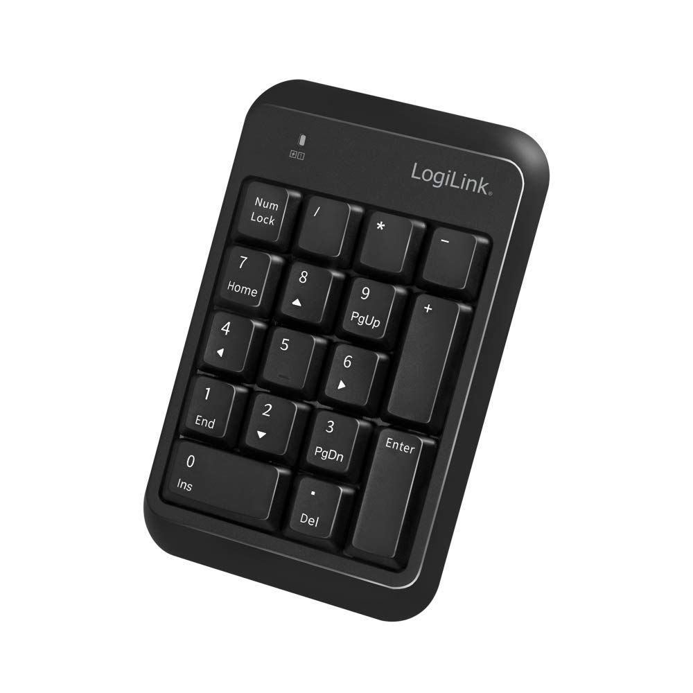 Logilink Black Id0201 Numeric Keypad Laptop Bluetooth