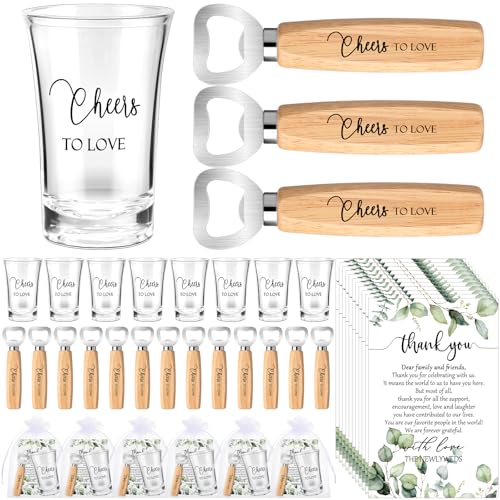 Funnymoom 25 Sets Wedding Party Favors for Guests Cheers to