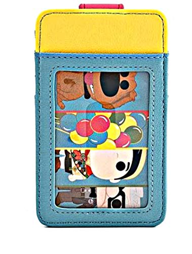 Loungefly x Disney Pixar Up Card Holder Art Inspired Wallet with Up Characters, Vegan Leather, 5.25 Inches2