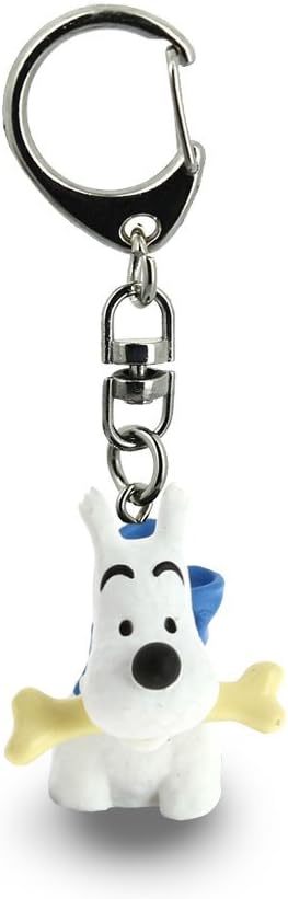 Keyring chain bust Tintin Snowy with his bone Moulinsart 4cm 42316 (2017)