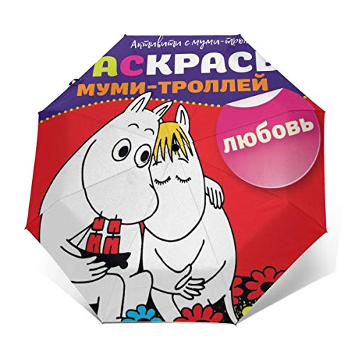 自動折り傘 ムーミン メンズ レディース 耐強風 人気新品 ワンタッチ 梅雨対策 晴雨兼用 日傘 超撥水 自動開閉 大きい 頑丈な ビッグサイズ ギフト 大きい 折り畳み傘 自動開閉