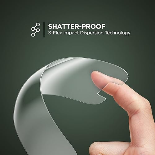 Miniatura 3 de Encased DEFCON-2 - Protector de pantalla diseñado para iPhone 13 (flexible), alternativa de vidrio con tecnología S-Flex inastillable (2021)