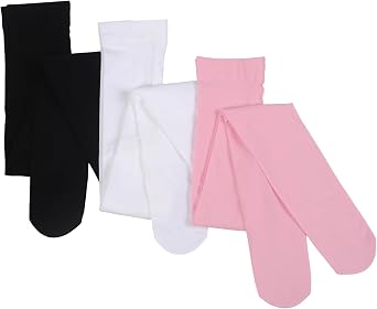 Paralinda Girls Dance Tights Student School Tights 40 Den 3-Pack