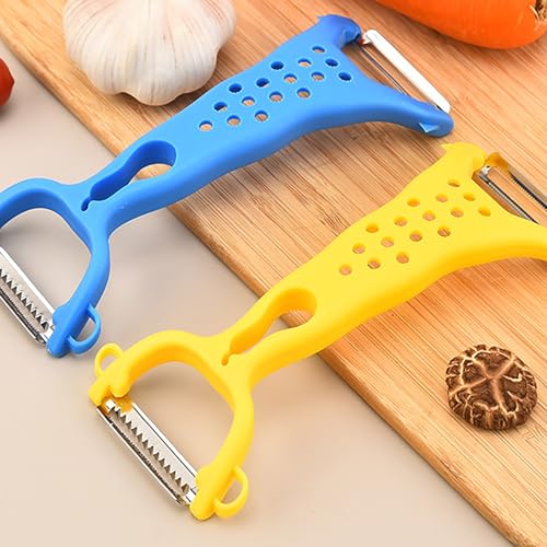 2 PCS Ergonomics Handle Multifunctional Vegetable Peeler for Kitchen - image 6