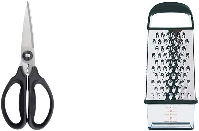 Good Grips Kitchen and Herb Scissors & Good Grips Box Grater