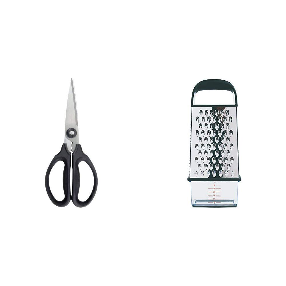 Good Grips Kitchen and Herb Scissors & Good Grips Box Grater