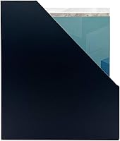 Vista 6 de UnionBasic Magazine File Holder, Leatherette Desktop Document Organizer, Home Office Paper Holder File Storage Literature Sorter, Black