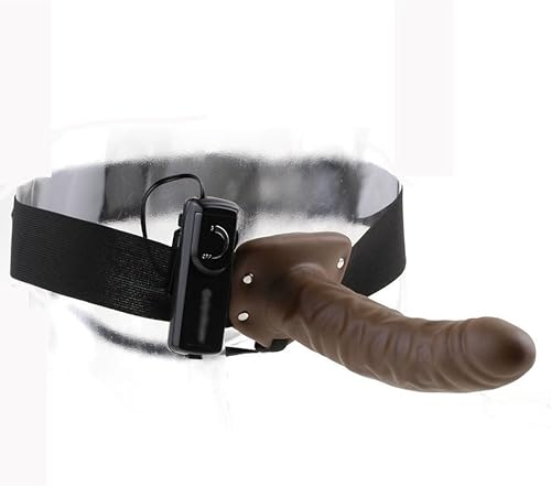 Miniatura 2 de [WALLER PAA] Vibración Masculino Hombres Hueco Correa En Negro Polla Consolador Pene PPA Protésico Pene