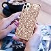 Wollony iPhone 11 Pro Max Case Glitter Sparkle Bling Shiny Cover for Girl Ultra Slim Durable Hybrid TPU Shockproof Bumper Hard Anti-Slip Back Protective Cover for iPhone 11 Pro Max 6.5inch Rose Gold