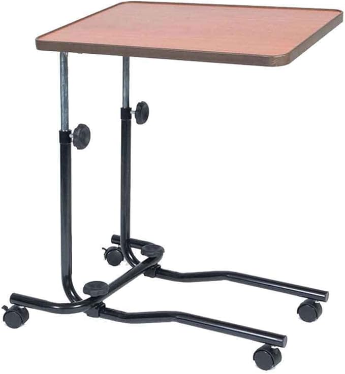 NRS Healthcare M15691 Portable Overbed/Chair Table Tilting
