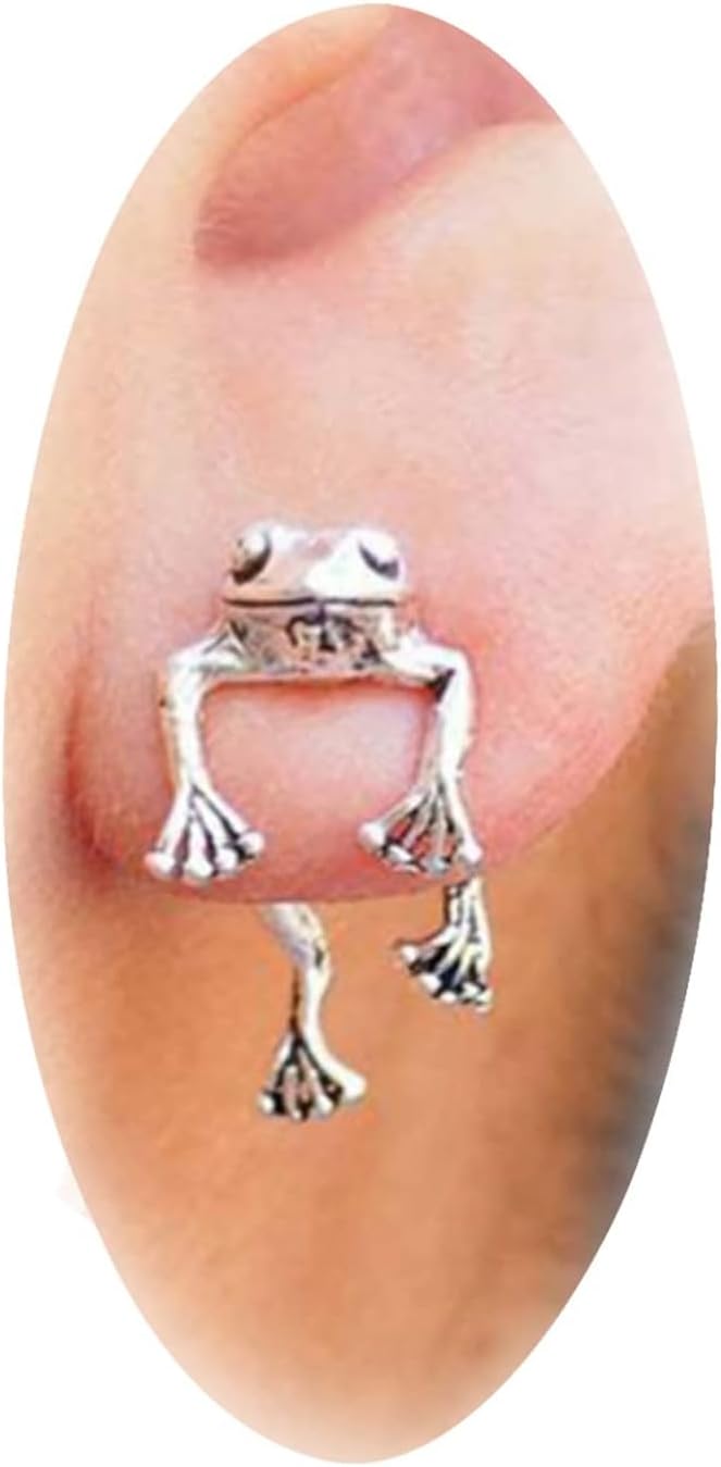Frog Earrings for Women Trendy Valentines Day Gifts for Her 3D Animal Post Studs Earrings Jewelry Gifts Cute Cool Unique Stuff