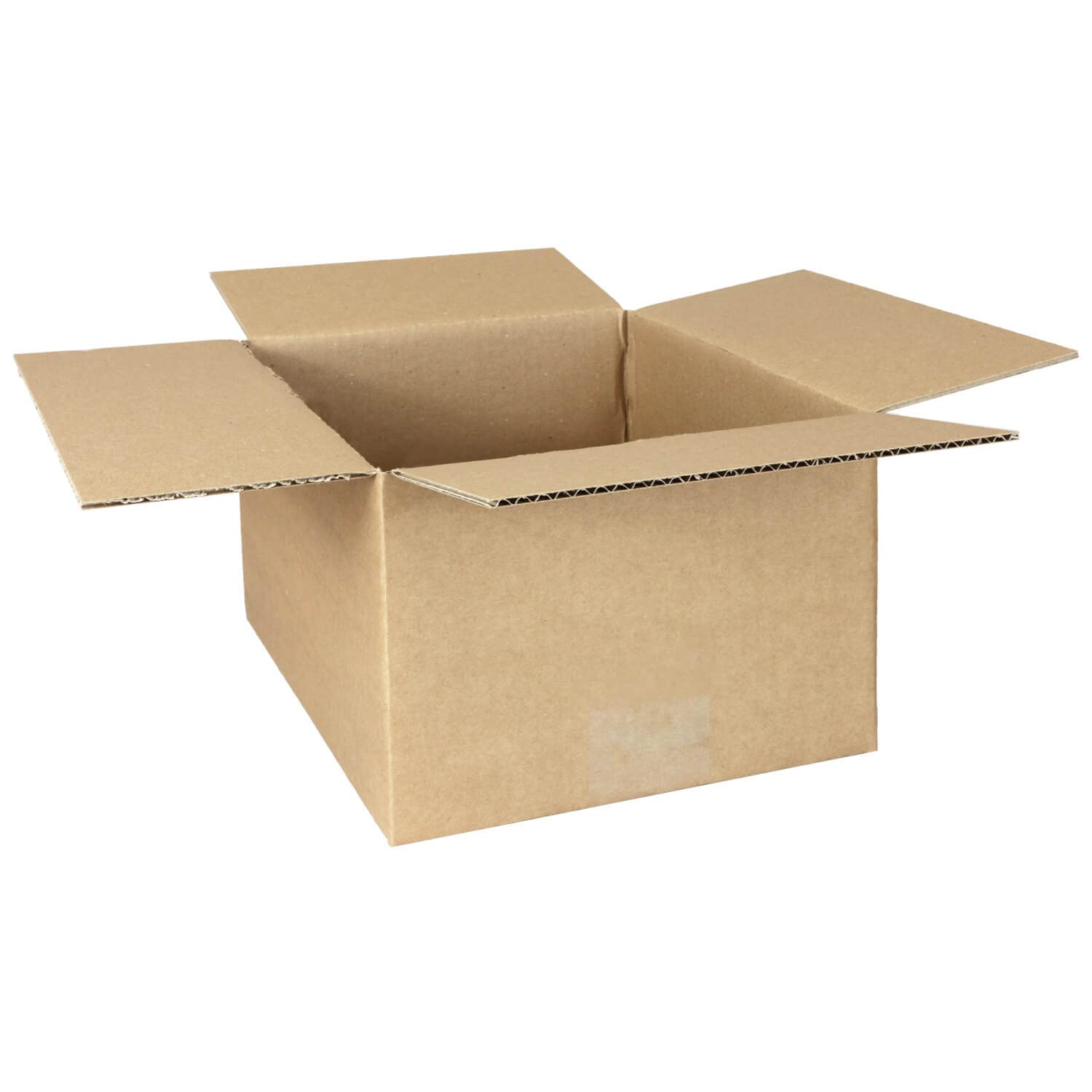smiley pack 200 Stück Faltkartons 250 x 200 x 150 mm braun KK26 Versandkarton Verpackungskartons 25 x 20 x 15 cm aus Wellpappe 1 wellig Karton Pappkarton Versandbox Paket Päckchen