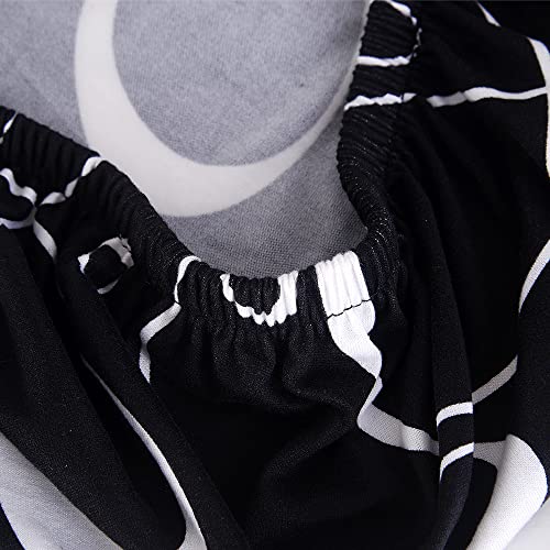 Meigeh Coprisedie Scandinavo 4/6 Pezzi Coprisedie