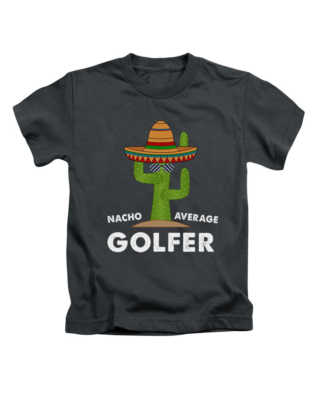 New Spirit Original Unisex Black Nacho Average Golfer Golfing Golf Tee T-Shirt Funny T Shirt Top