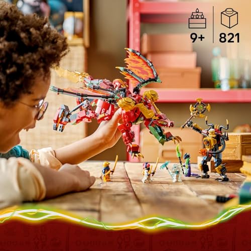 LEGO Ninjago Meca Dragón Transformable 71868 Regalo de Cumpleaños Ideal para Niños de 9 Años 6
