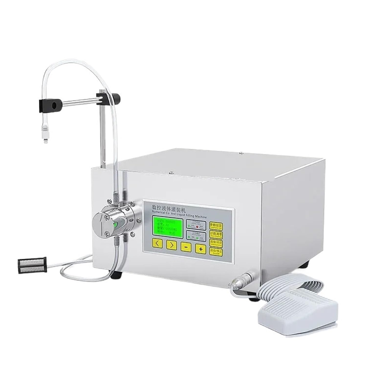 Liquid Filling Machine High Flowing Rate Magnetic Pump Suitable Salad Oil Hydrochloric Strong Acid Base Easy Filling, Drip-Proof