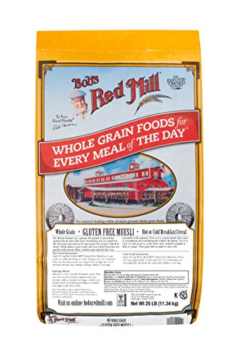 Bob's Red Mill Gluten Free Muesli Cereal, 25 Pound - Gluten Free, Non GMO, Kosher