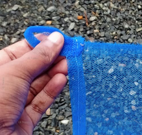 Image of Kinar Vala Small Mesh Open Well Covering Net UV Resistant Blue Color Large Size 5x5 Meter or 15x15 Feet | Restricts the Entry of Pets, Small Animals, and Birds Like Cats, Rats, and Bats
