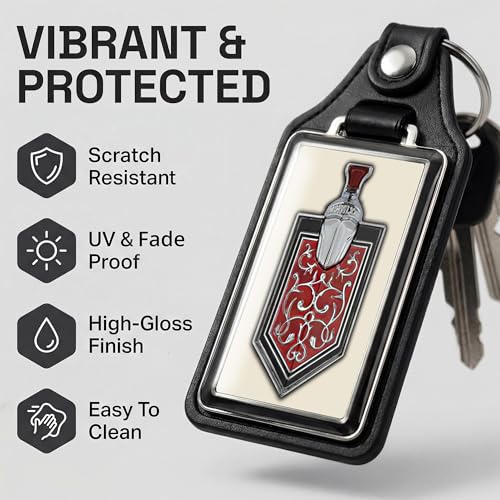 Image of Brotherhood Car Key Chain for Monte Carlo - Classic Models Keychain for Men and Women Gift Key Ring