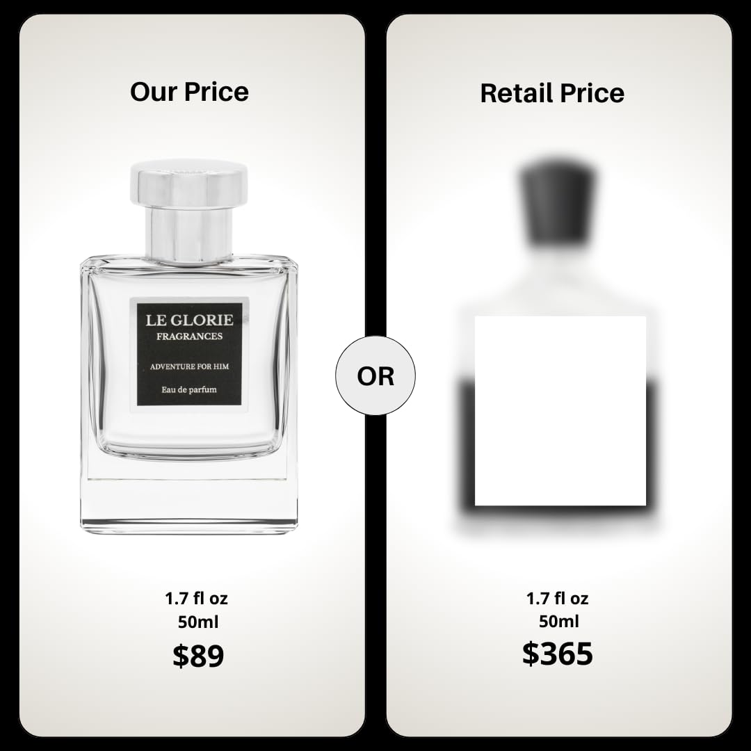 Inspired by Aventus for men, Adventure for Him EDP, Long Lasting 12-14 Hours Perfume Spray for Men, All Skin Types, Cruelty Free - 0.33 oz 10ml - Image 2