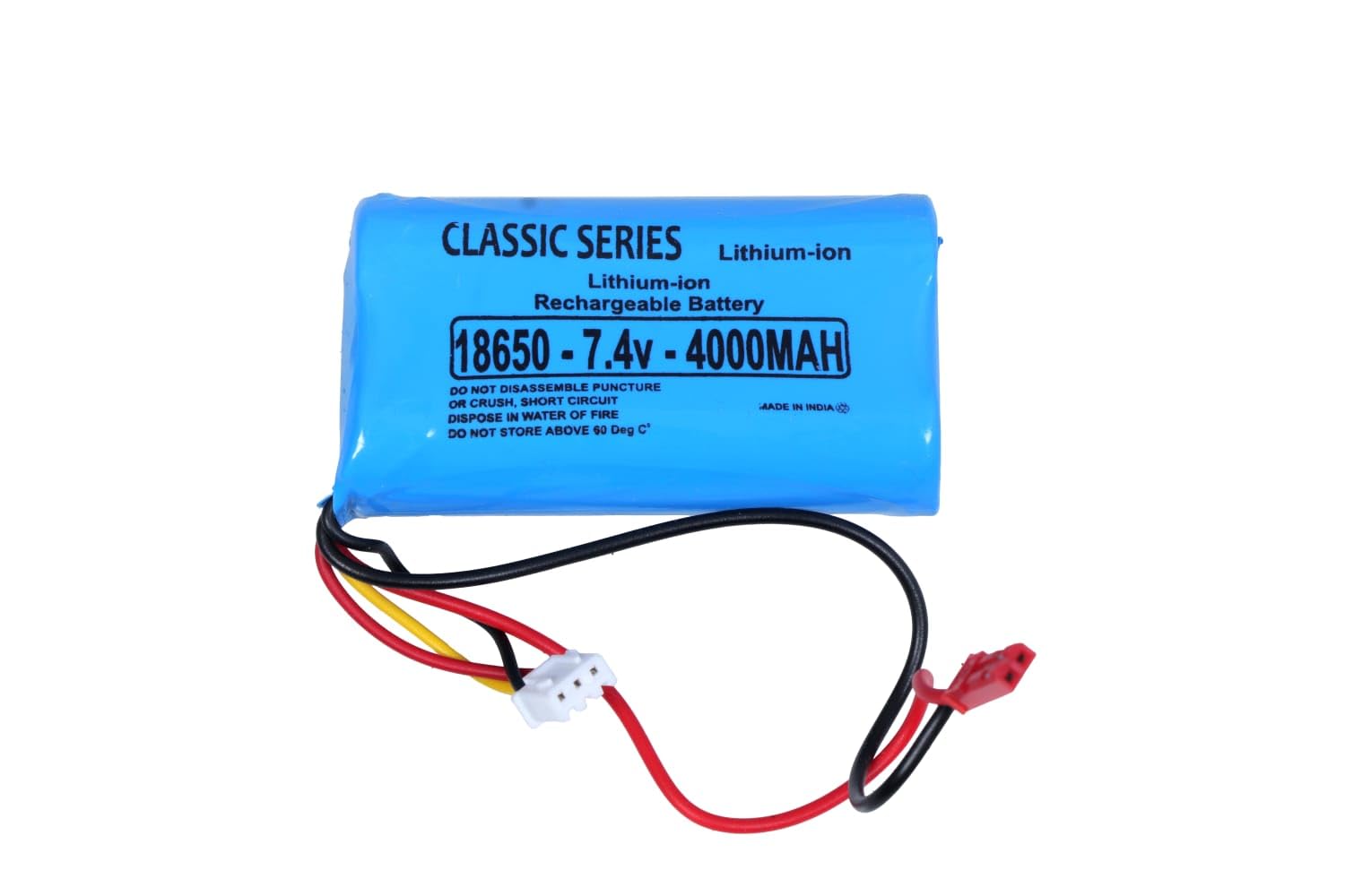 4000mah 7.4V Li-ion Battery SM Plug Re Rechargeable Battery for Havey Monater Truck, Car,Plane,Tank,Boat,JCB,Robbot,Shotting Gun Drons All Type Remote Control Toys & Others (Red&White Plug)-image-34