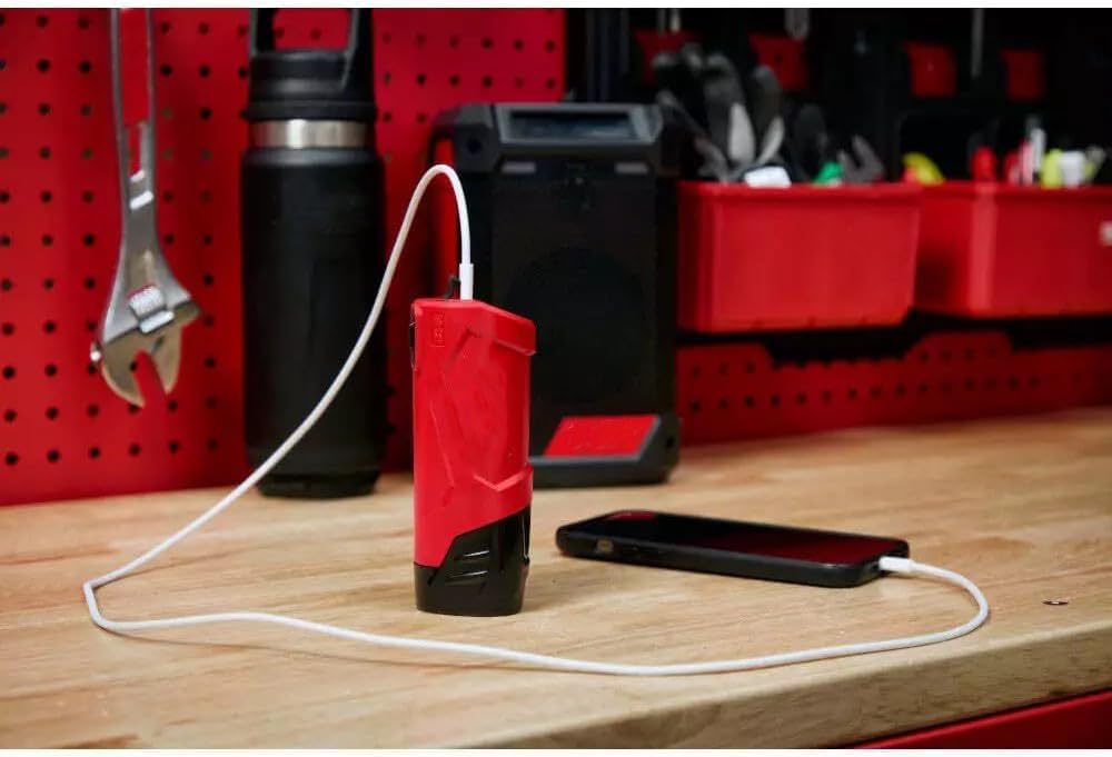 M12 Battery Adapter, USB Charger, Battery Charger for 48-59-1211 M12 12V TOP-Off Compact Power Supply and Charger