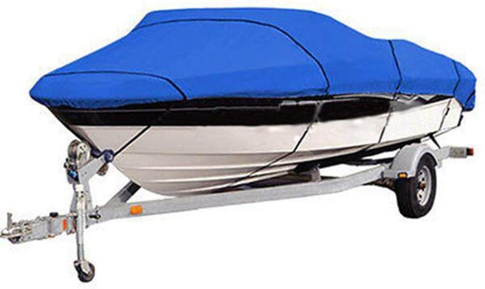 Telo Copri Barca，Telo Barca,Telo Copri Barca in Tessuto da Vela di qualità Nautica 600D per Barche da Snowboard PRO Bass, Impermeabile, Anti-Sole e protetto dai