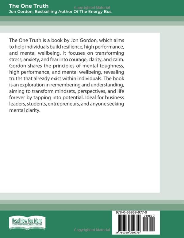 The One Truth: Elevate Your Mind, Unlock Your Power, Heal Your Soul - Image 2