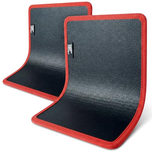 Deepredcoast 2 Pack Magnetic Tool Mat 40 lbs Magnetic Tool Holder 9.8 12.9 Heavy Duty Flexible Non Slip Tool Organizer with PVC Protection for Garage Workshop & Auto Repair Red