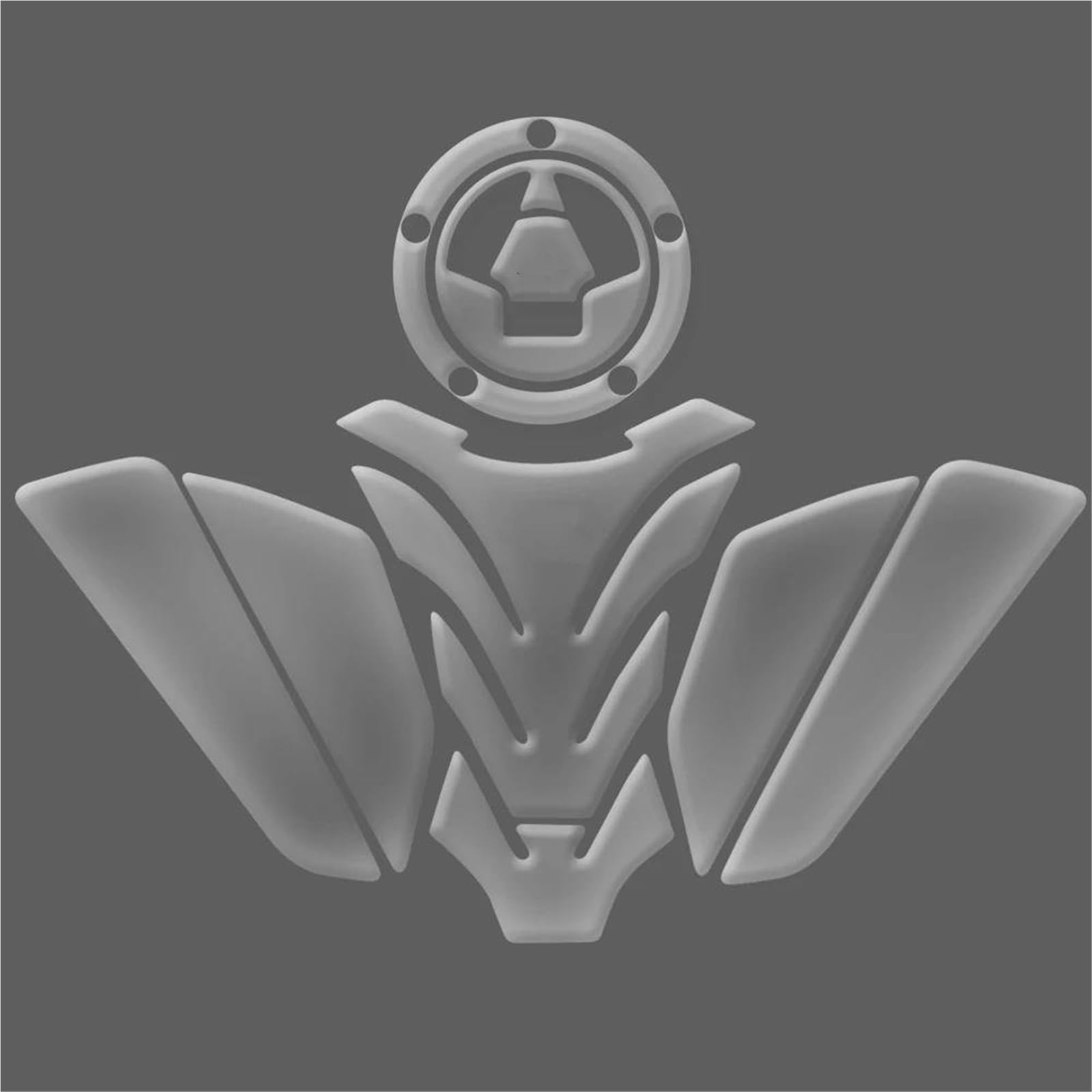 Motorcycle Tank Pad Protective Decal Sticker for Kawasaki for Z750 for Z800 for Z1000 for Z1000sx Streetfighter(Red4)