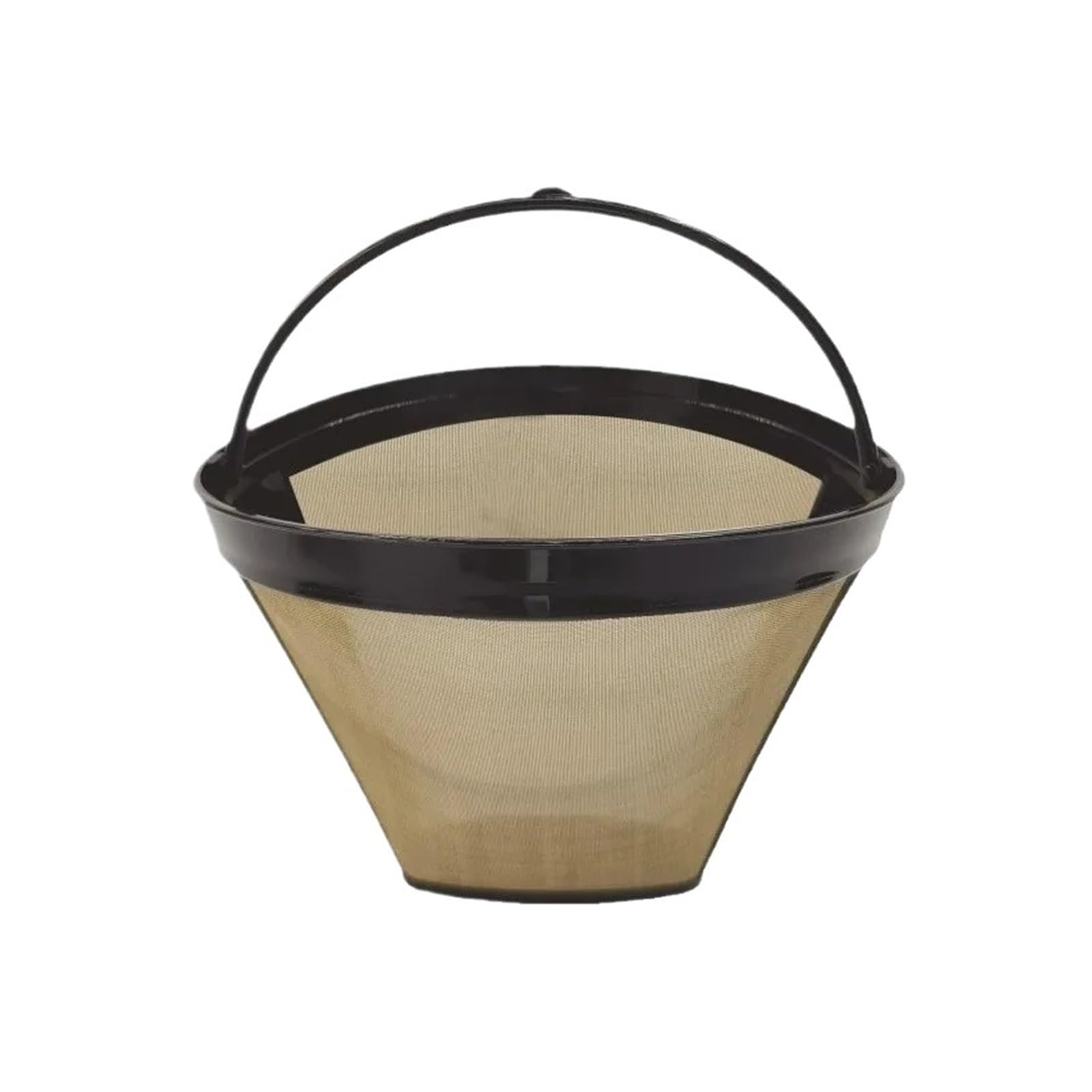 Kegelförmiger Kaffeefilterkorb aus Edelstahl, wiederverwendbar, Tee-Wasserabscheider, 1/3/5er-Pack, umweltfreundlich, nachfüllbare Küchenfilter