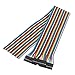 Aexit 3Pcs 12P Cables & Interconnects Jumper Wires Single Female Head Cables Pi Pic Breadboard for Cables 40cm Long