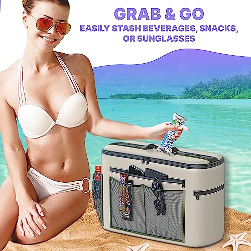 image for Skywin TidyFriend Kayak Cooler Behind Seat, Waterproof Cooler for Kaya