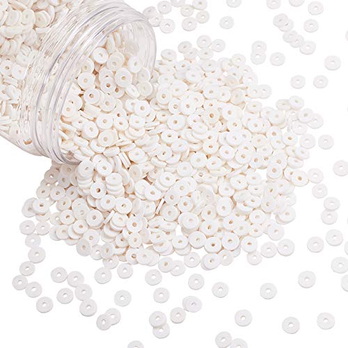 PH PandaHall 3000PCS White Clay Beads