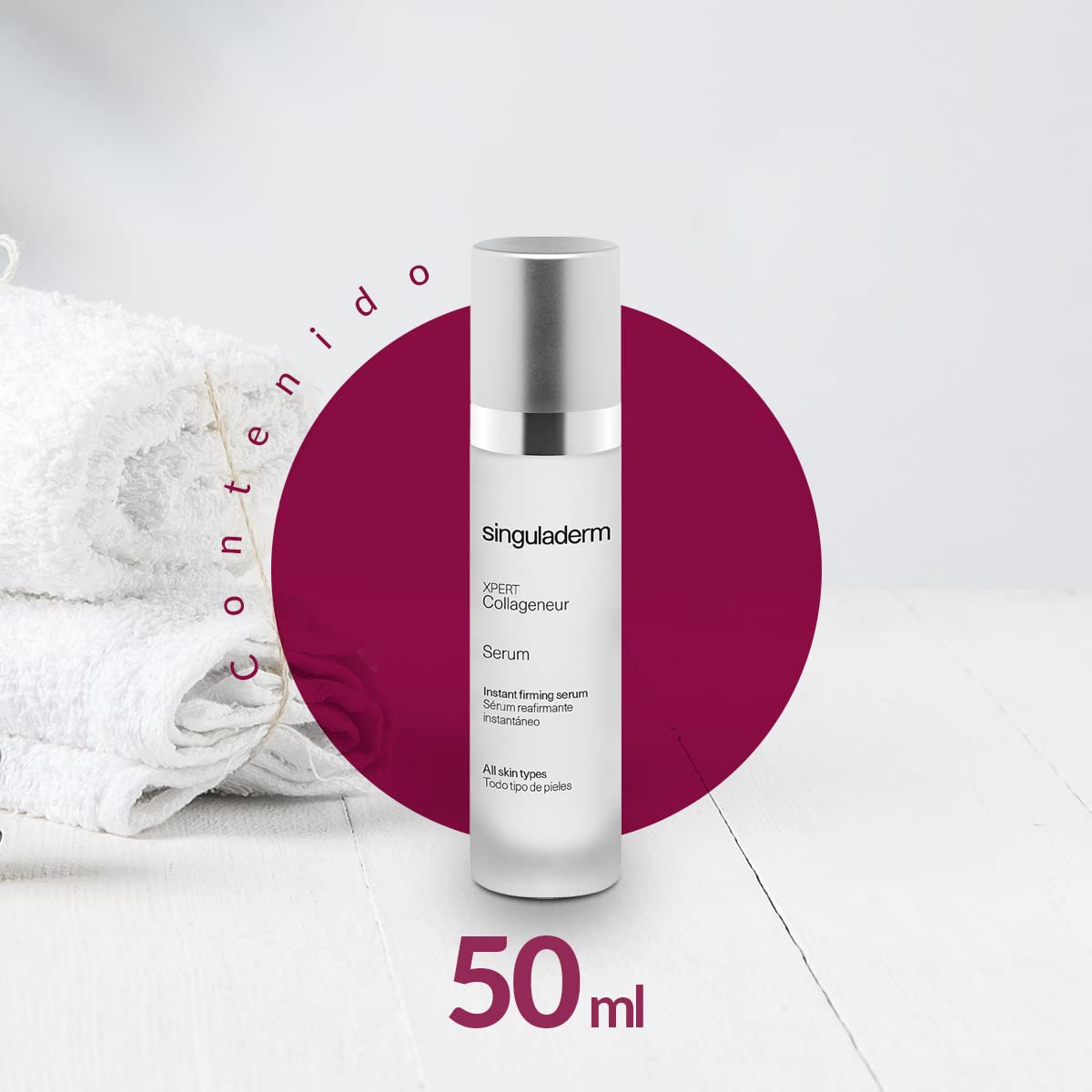 PRIMADERM– XPERT Collageneur Sérum 50 ml | Efecto Lifting Inmediato | Sérum Antiedad y Reductor de Arrugas | Estimula Colágeno, Elastina y Ácido Hialurónico | Piel Firme, Suave y Luminosa