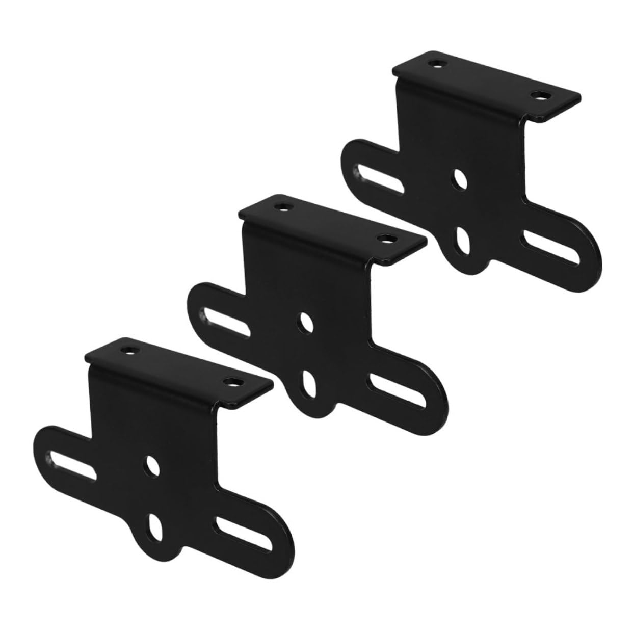 Anneome 3Pcs Bike Rack Reflector Holder Durable Aluminum Alloy Bracket for Rear Reflectors Design for Night Riding Safety and Stable Mounting