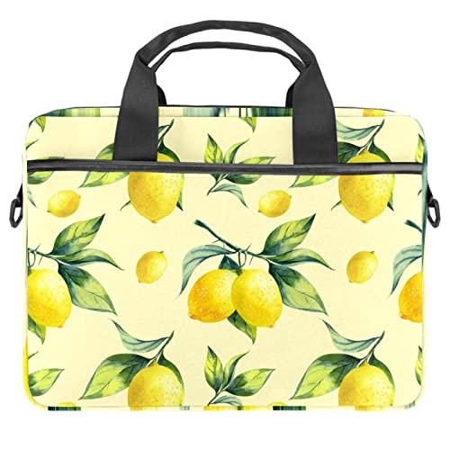 Sacoche à bandoulière pour ordinateur portable 13 à 14.5 pouces Jaune citron multicolore