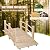 Giantex 5 FT Wooden Garden Bridge, Classic Wood Arc Footbridge with Railings, 400 lbs Capacity, Decorative Pond Bridge for Outdoor Garden Yard Backyard Creek Farm (Natural)