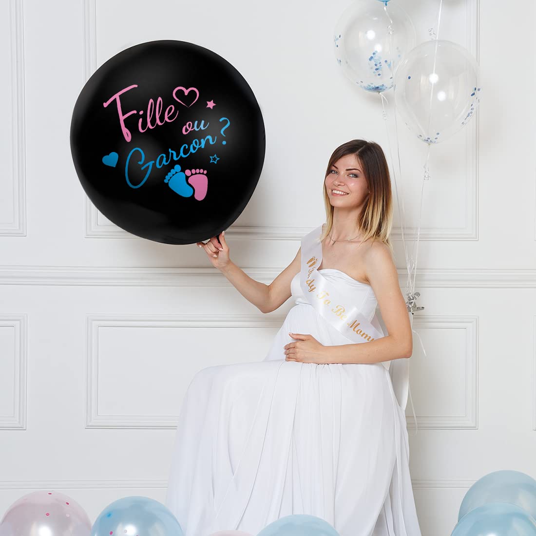 Ballons Gender Reveal Party - Révélation sexe enfant Ballons Gender Reveal Party - Révélation sexe enfant