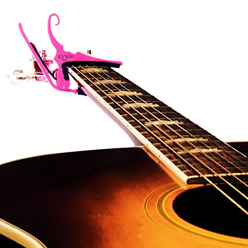 Kyser KG6NPA Quick-Change Capo (Neon Pink) – Capodastres - Les Beatles, Paul McCartney, John Lennon, RIngo Starr, George Harrison Kyser KG6NPA Quick-Change Capo (Neon Pink) - Capodastres – Image 6