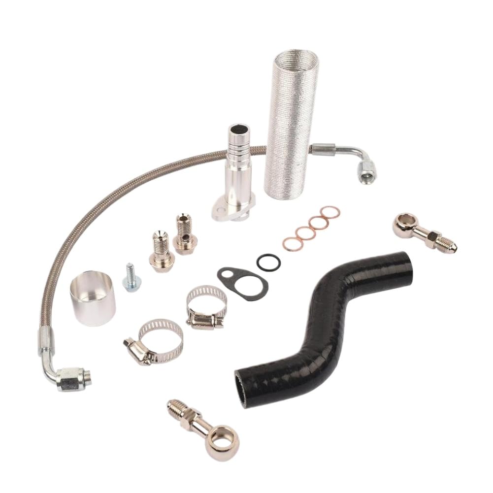 Arvavrvrd Ships From: China Mainland Turbo Oil Feed And Return Line Kit Ap03 020-0201 Compatible With 308 R55-R61(Ships From: China Mainland)